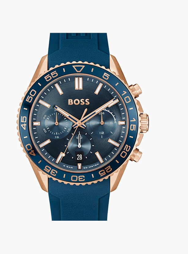 BOSS Runner Men Chronograph Watch with Silicone Strap - 1514169
