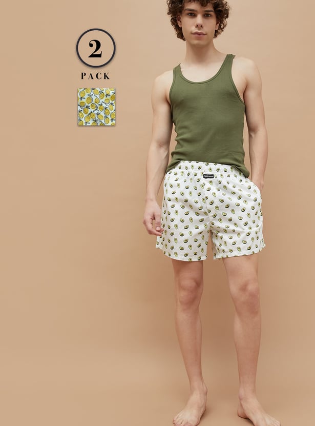 FAME FOREVER Men Assorted Boxers - Pack of 2