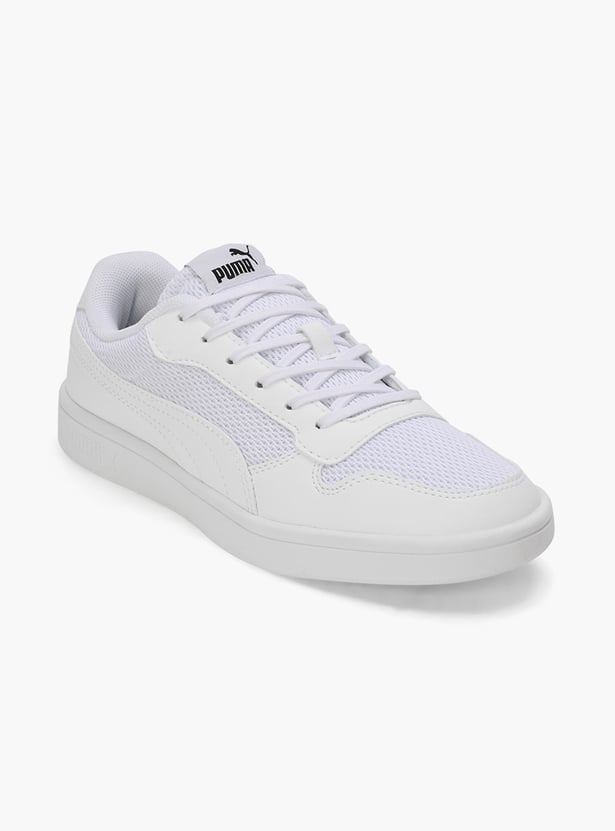PUMA Boys Smash Comfort Youth Boys Mesh Sneakers