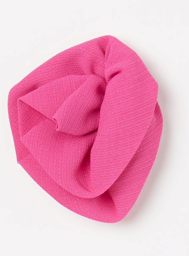 PEPPERMINT Girls Woven A-line Dress with Hair Clip