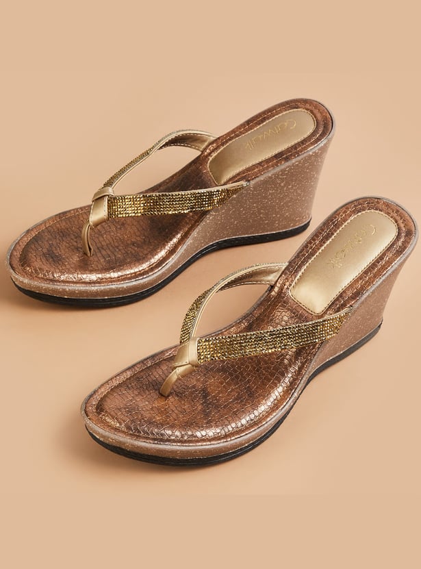 CATWALK Embellished Wedges
