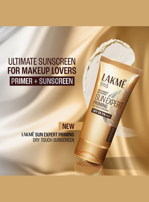 LAKME Skin Perfect Sun Expert Priming Dry Touch SPF 50 Sunscreen - 50g
