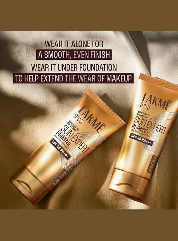 LAKME Skin Perfect Sun Expert Priming Dry Touch SPF 50 Sunscreen - 50g