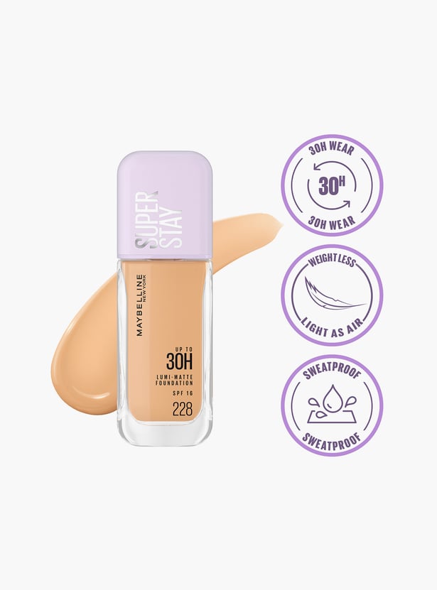 MAYBELLINE NEW YORK Super Stay Lumi-Matte Liquid Foundation - 228 - 35ml