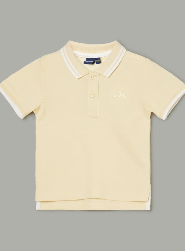 JUNIORS Boys Polo T-shirt with Contrast Trim