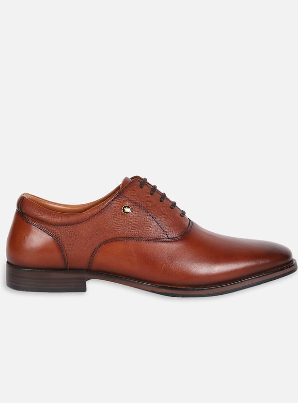 LOUIS PHILIPPE Men Textured Oxford Shoes