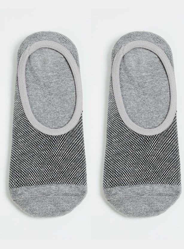 FORCA Men Colourblocked No Show Socks - Pack of 3