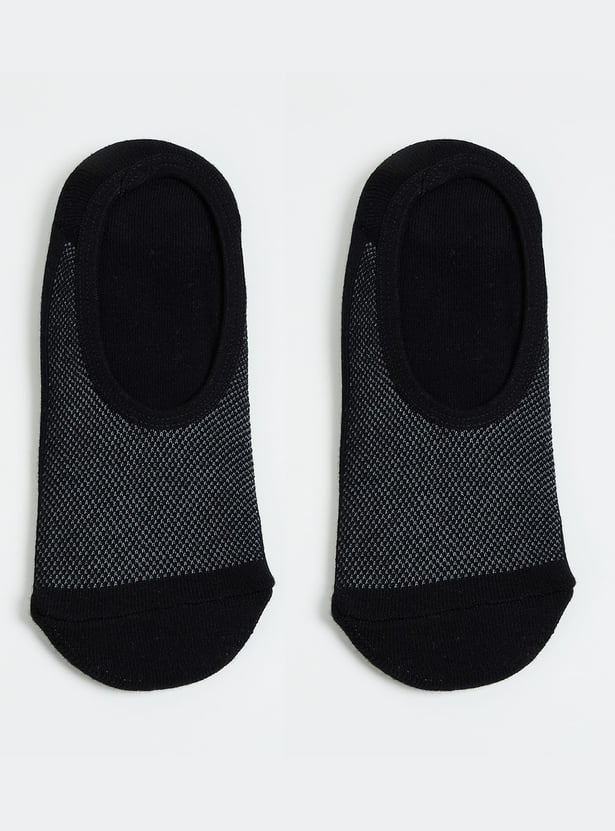 FORCA Men Colourblocked No Show Socks - Pack of 3