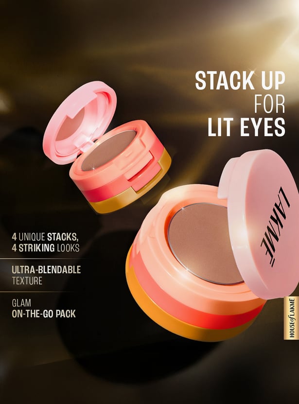 LAKME 9 to 5 Eyeconic Shadow Stack - Golden Hour Goddess - 7g