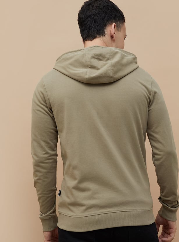 FAME FOREVER Solid Hooded Sweatshirt
