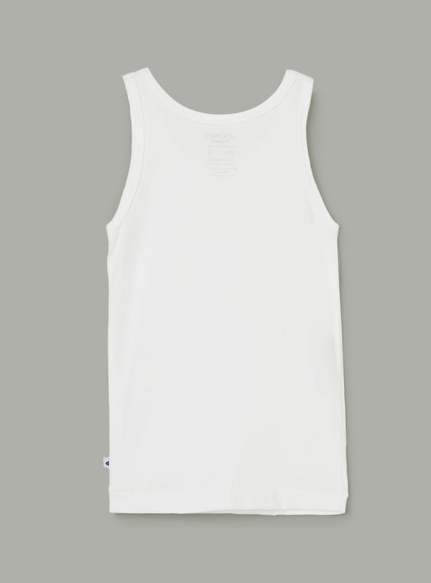 JOCKEY Boys Solid Innerwear Vest - Pack of 3