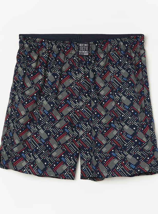 JOCKEY Boys Printed Boxers - Pack of 2