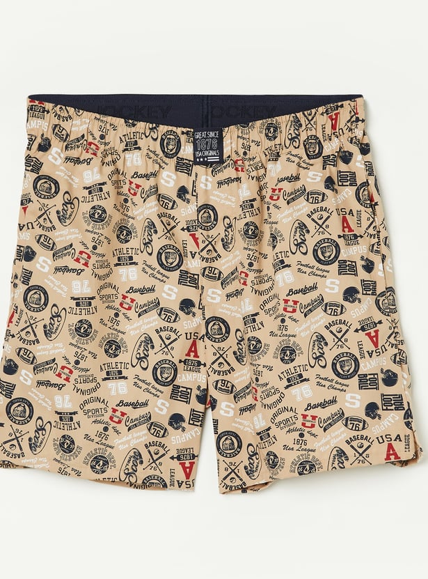 JOCKEY Boys Printed Boxers - Pack of 2