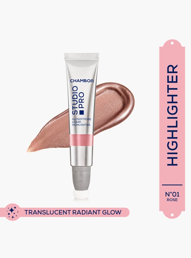 CHAMBOR Studio Pro Glowstrobe Liquid Highlighter - Rose - 15ml