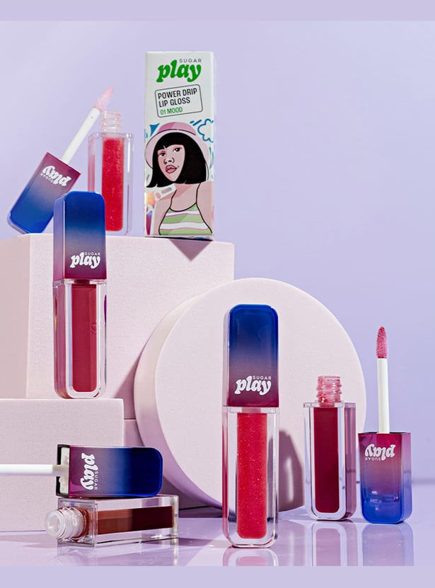 SUGAR Play Power Tinted Lip Gloss - 02 Woke Peach Pink - 2ml