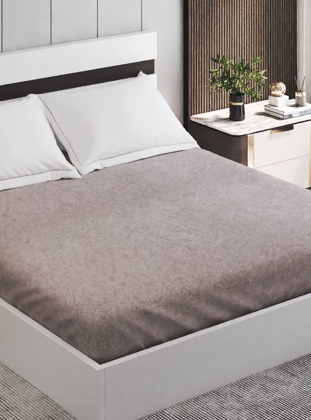 FS MINI KLUB Girls Kids Solid Bed Protector