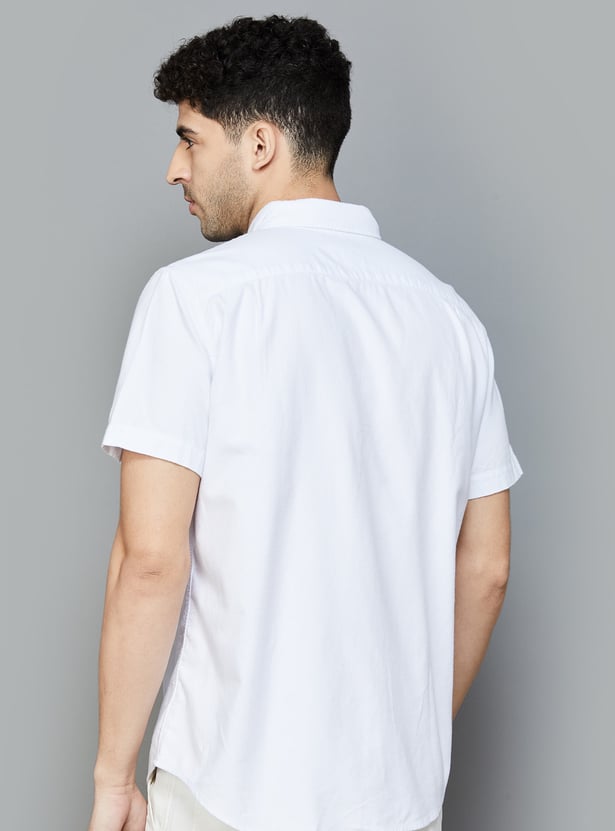 AMERICAN EAGLE Men Solid Regular Fit Casual Shirt