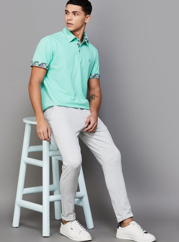 FAHRENHEIT Men Printed Polo T-shirt