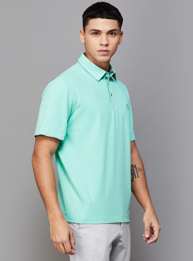 FAHRENHEIT Men Printed Polo T-shirt