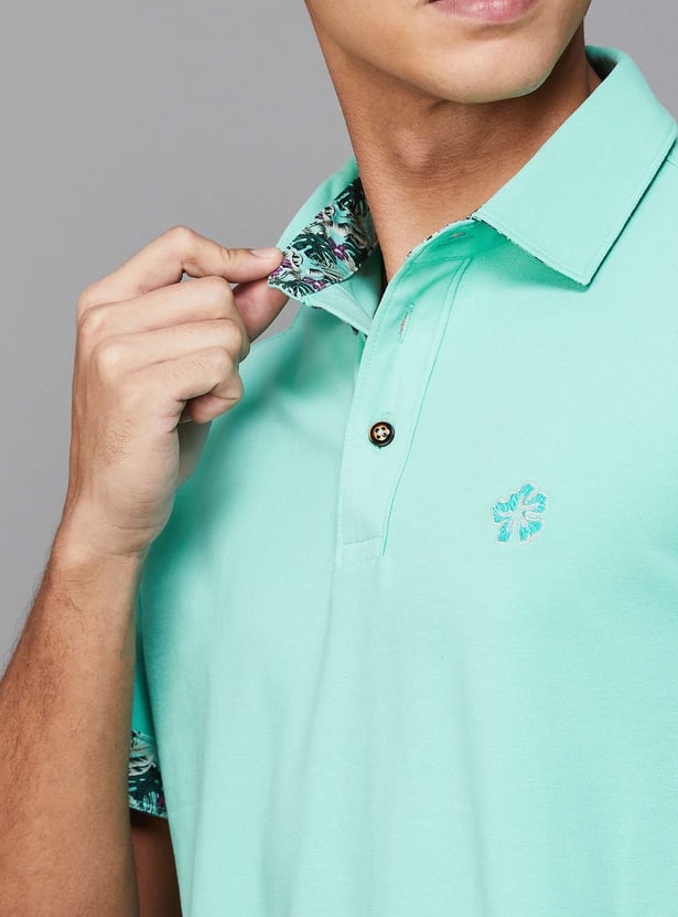FAHRENHEIT Men Printed Polo T-shirt