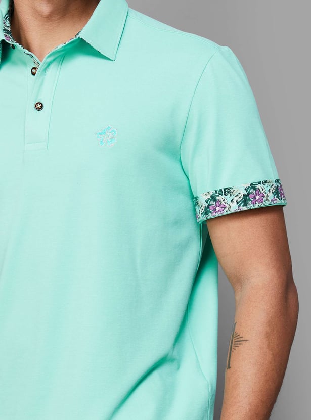 FAHRENHEIT Men Printed Polo T-shirt