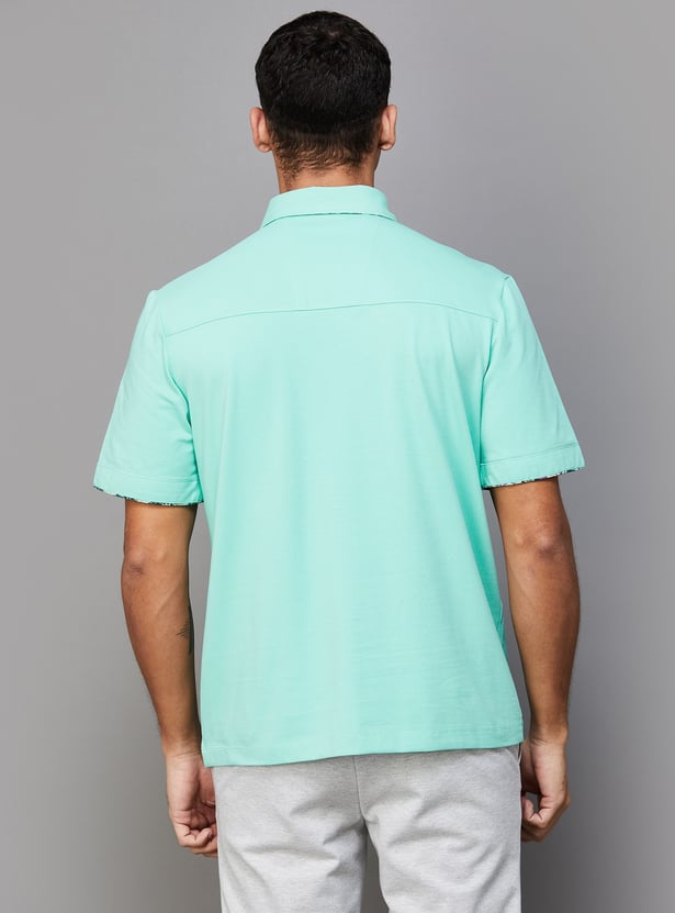 FAHRENHEIT Men Printed Polo T-shirt
