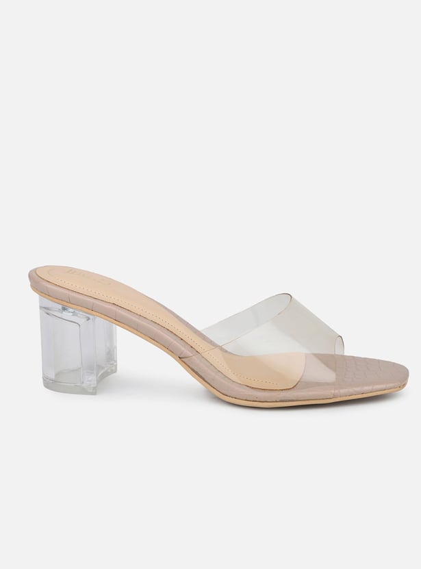 INC.5 Transparent Block Heels