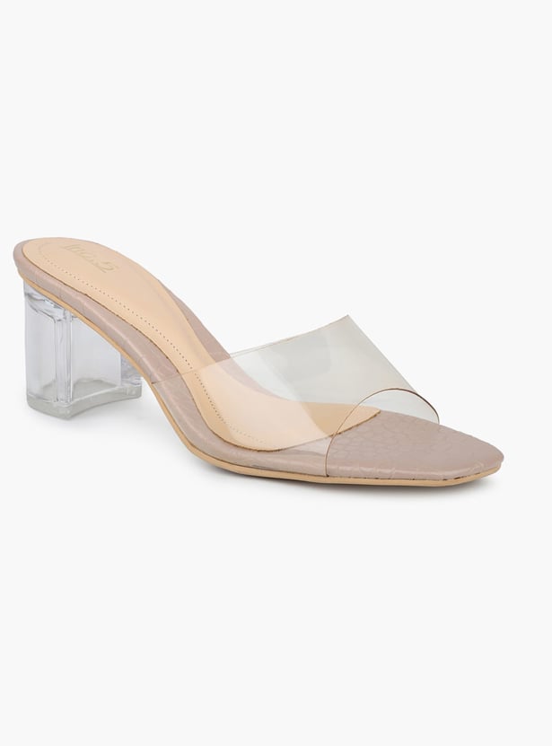 INC.5 Transparent Block Heels