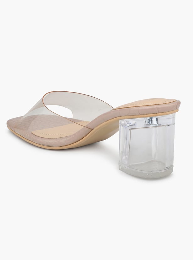 INC.5 Transparent Block Heels