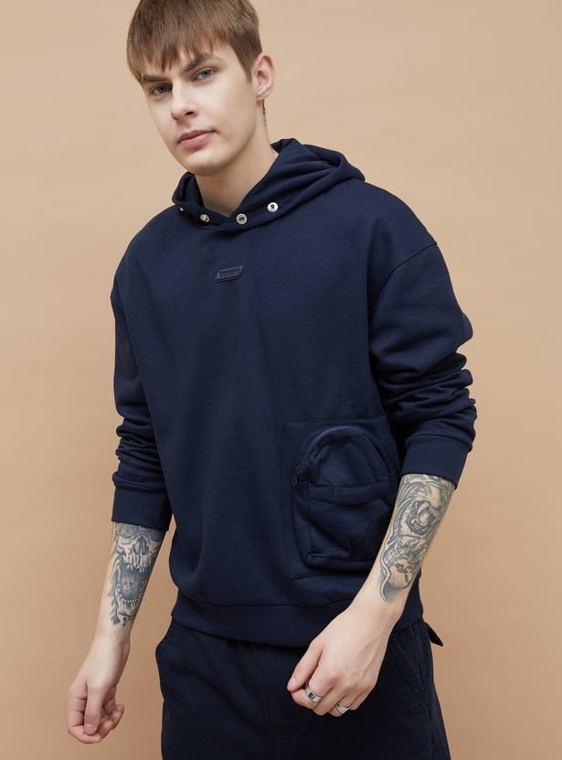 BOSSINI Solid Hooded Sweatshirt