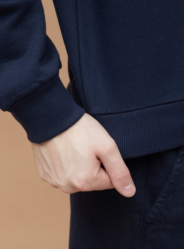 BOSSINI Solid Hooded Sweatshirt