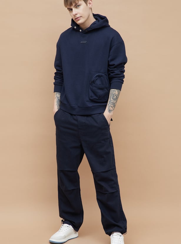 BOSSINI Solid Hooded Sweatshirt
