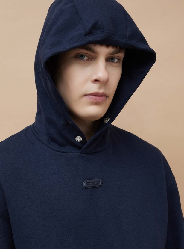 BOSSINI Solid Hooded Sweatshirt