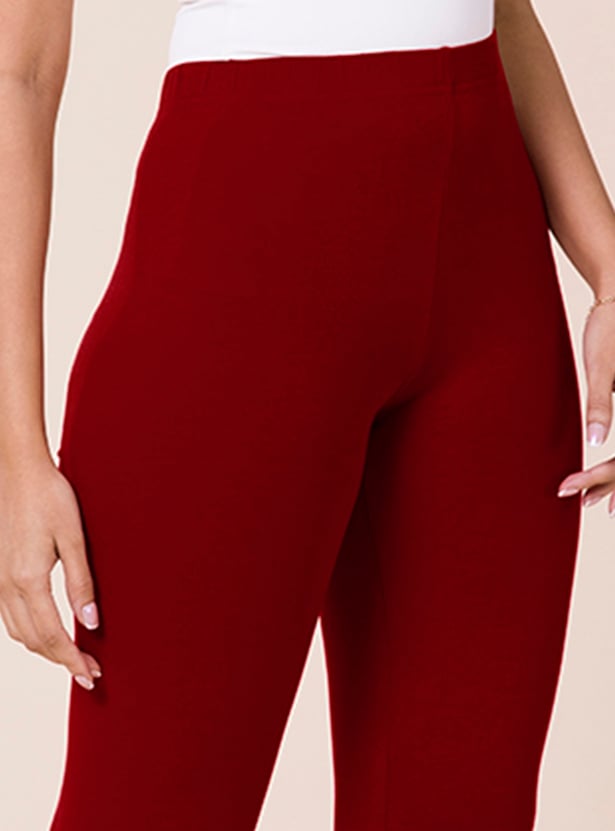 GO COLORS Women Solid Churidar