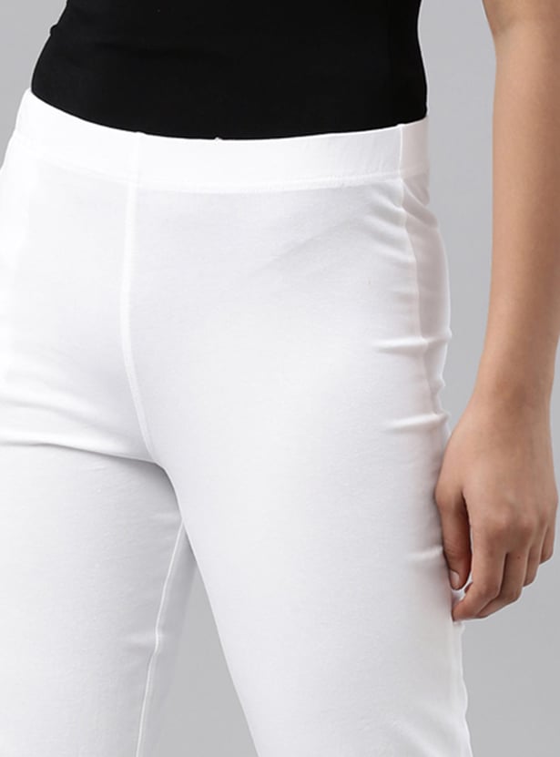 GO COLORS Solid Straight Pants