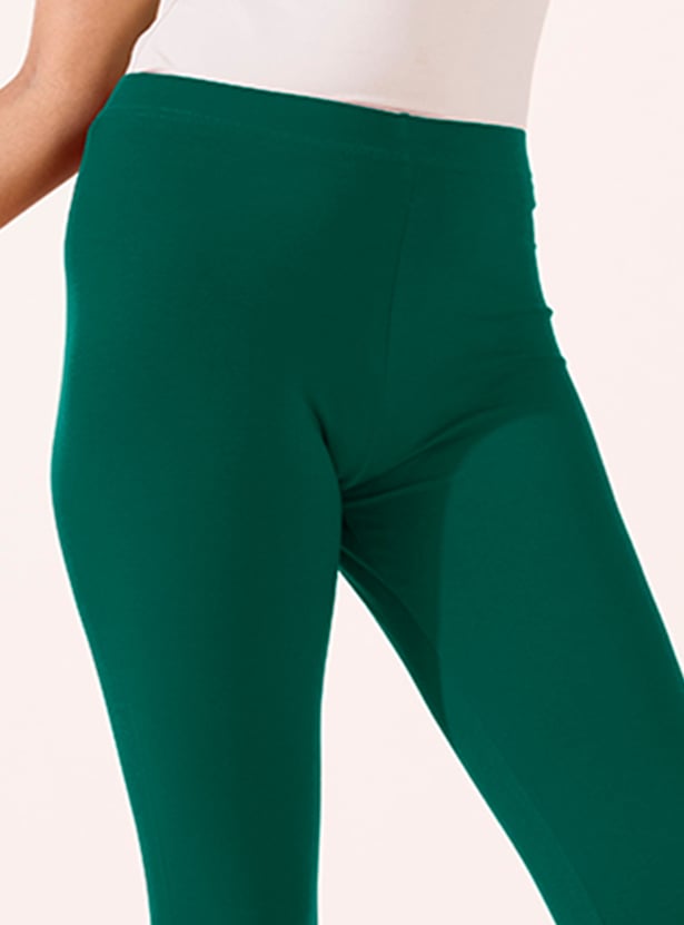 GO COLORS Women Solid Leggings