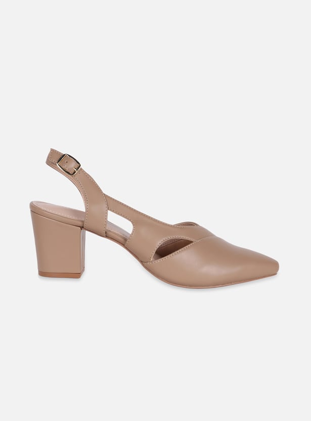 ALLEN SOLLY Women Solid Block Heels