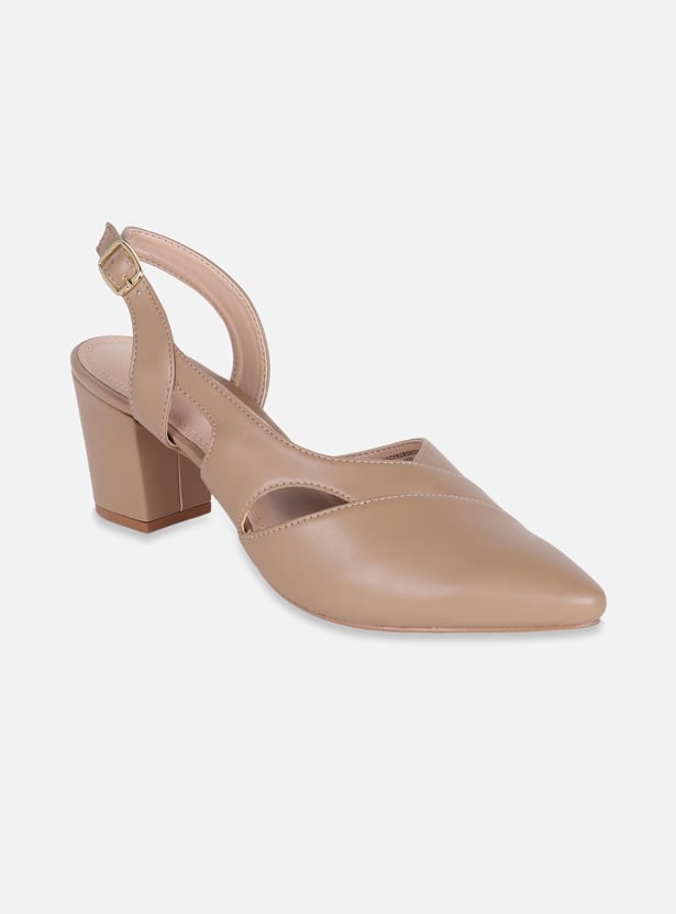 ALLEN SOLLY Women Solid Block Heels