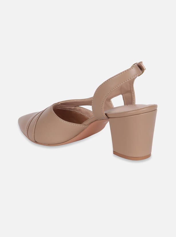ALLEN SOLLY Women Solid Block Heels