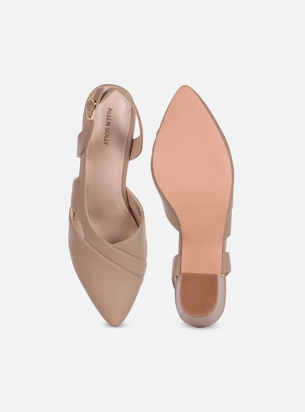 ALLEN SOLLY Women Solid Block Heels