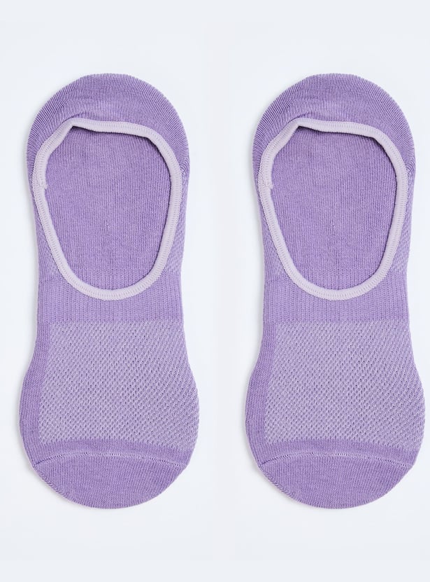 GINGER Women Assorted No-Show Socks - Pack of 3