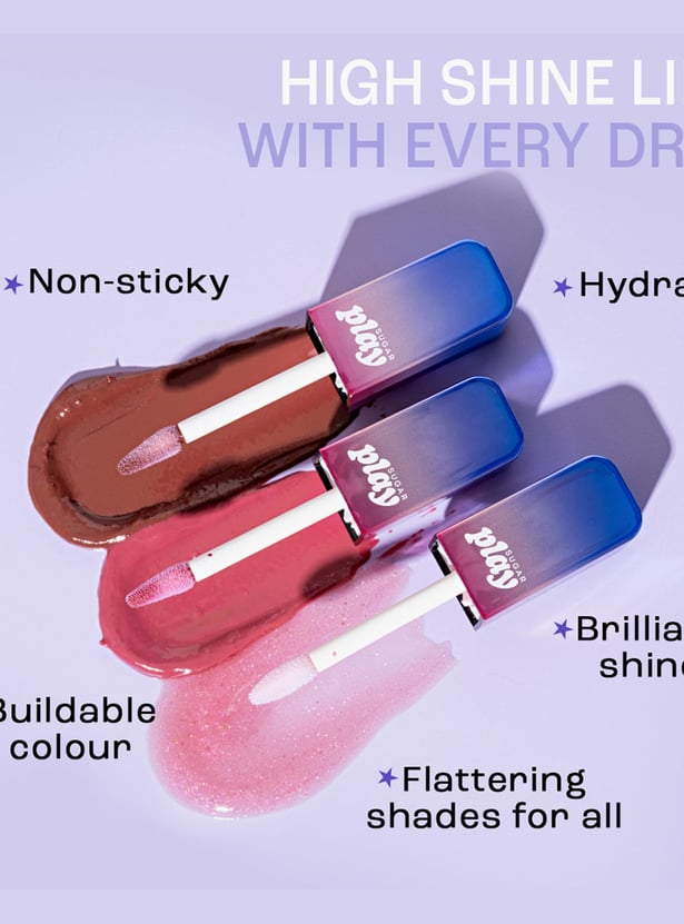 SUGAR Play Power Drip High-Glossy Lip Gloss - 04 Simp - 2ml