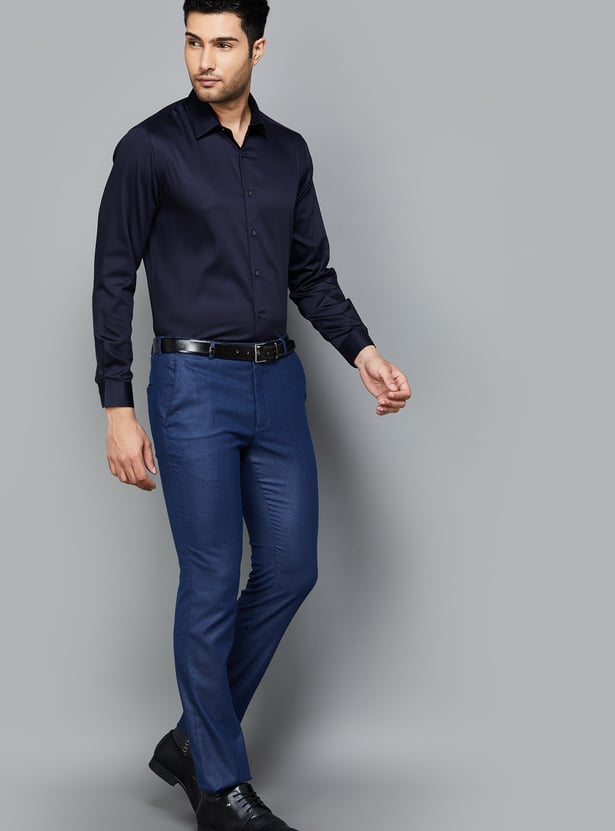 ARROW Men Solid Slim Fit Formal Shirt