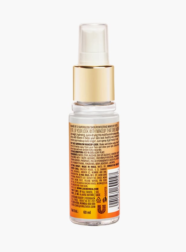 LAKME Vit C Superglow Skin Perfecting Makeup Fixer - 60ml