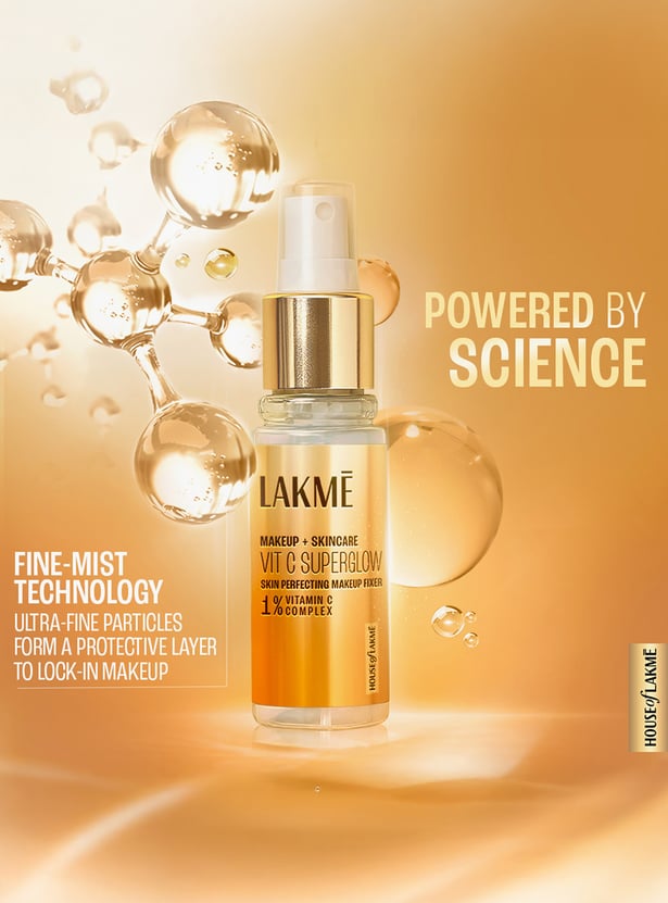 LAKME Vit C Superglow Skin Perfecting Makeup Fixer - 60ml