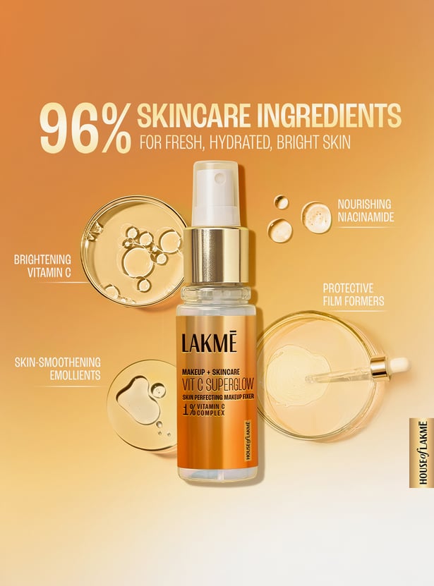 LAKME Vit C Superglow Skin Perfecting Makeup Fixer - 60ml