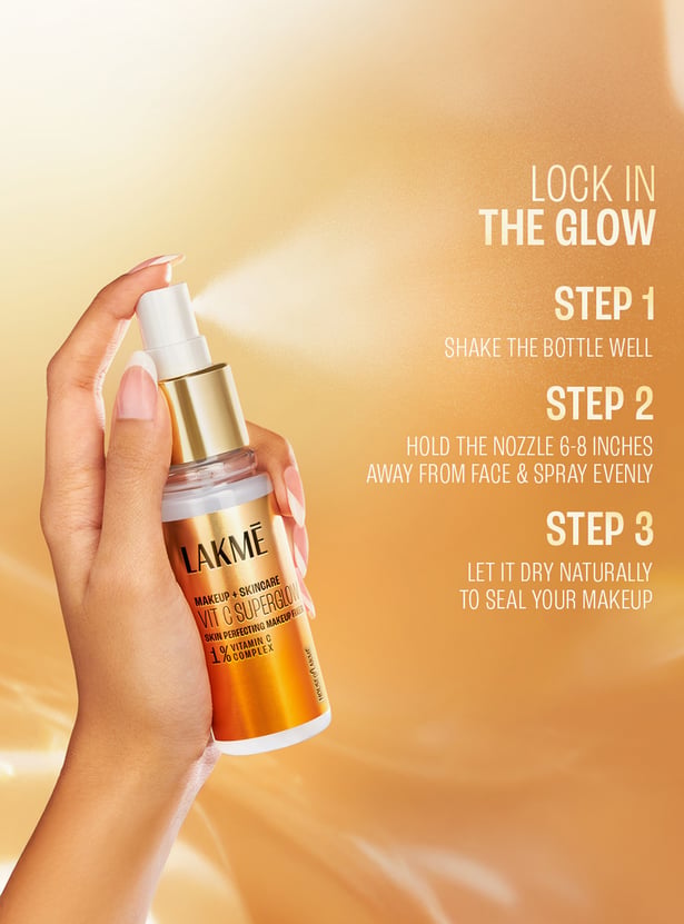 LAKME Vit C Superglow Skin Perfecting Makeup Fixer - 60ml