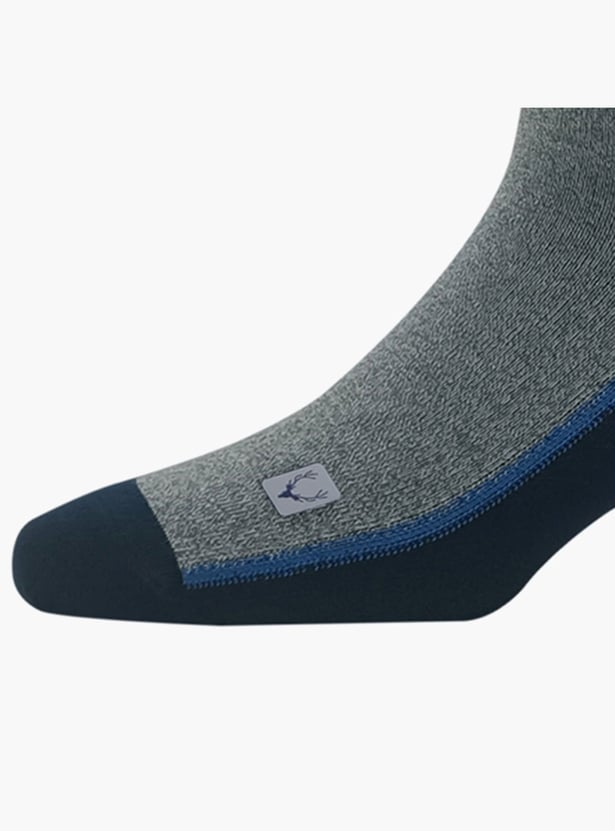 ALLEN SOLLY Men Colourblocked Ankle-Length Socks