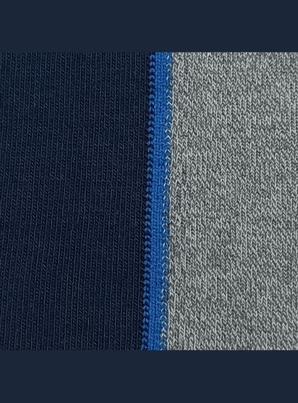 ALLEN SOLLY Men Colourblocked Ankle-Length Socks