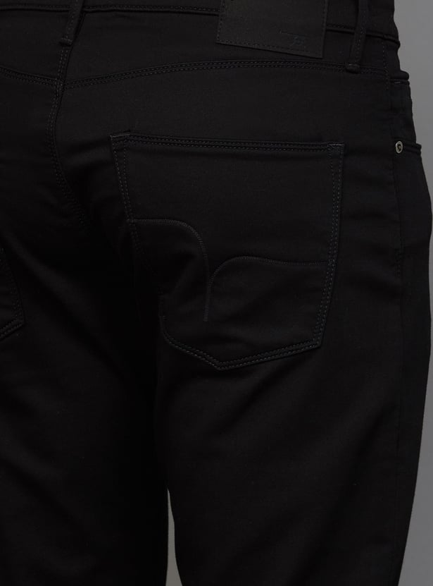 FLYING MACHINE Solid Slash Jeans (Slim Tapered)